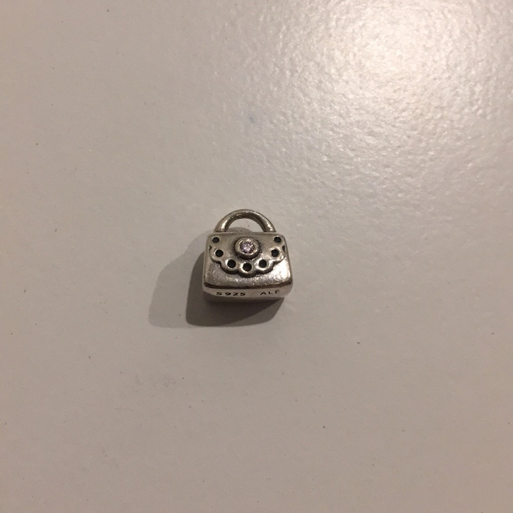 Pandora silver purse charm